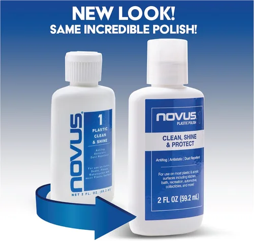 Vista 8 de NOVUS Paquete de recarga Plastic Clean & Shine #1 Jarra de recarga y juego de botellas de spray