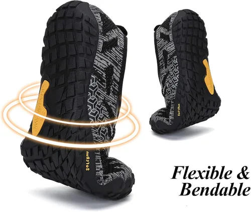 Vista 5 de SAGUARO Men's Women's Barefoot Minimalist Shoes Athletic Hiking Water Shoes for Aqua Swimming Trail Running Cross Training