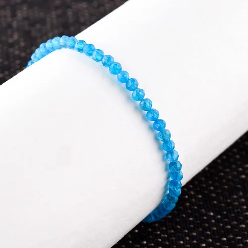 Vista 19 de Yanara Stone Bracelets For Women Beads Dainty Gemstones Jewelry for Women Birthstone, Chakra Energy Healing Crystals, Silver Plated Chain 8 inch