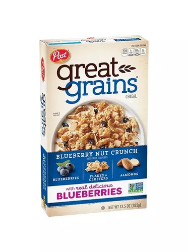 Vista 3 de Post Great Grains - Cereal matutino de arándanos, caja de 13.5 onzas (paquete de 2)