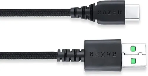 Vista 5 de Cable de carga de datos USB C a USB compatible con Razer Viper V2 ProDeathAdder V3 ProBasilisk V3 Pro Adaptador de mouse inalámbrico