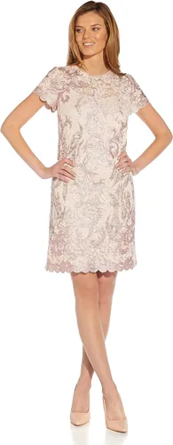 Vista 3 de Adrianna Papell Vestido de encaje acampanado para mujer