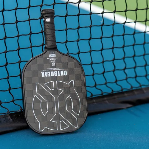 Vista 16 de Onix Outbreak Pickleball Paddle Reinforced by TeXtreme® Technology for Improved Performance and Stronger Play Negro