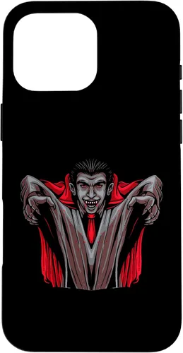 Vista 19 de iPhone 16 Halloween Monster Dracula Vampire Case
