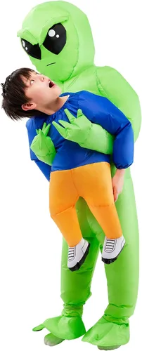 Vista 3 de Spooktacular Creations - Disfraz inflable de Halloween para niños, disfraz inflable de cuerpo completo