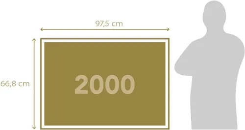 Vista 6 de Clementoni - 32565 - Mordillo Puzzle - La Selva - 2000 Piezas - Hecho en Italia - Rompecabezas para adulto
