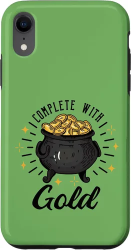 Vista 24 de iPhone 16 completo con oro - Símbolo de prosperidad y suerte