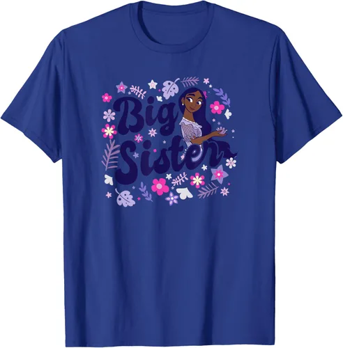 Vista 24 de Disney Encanto Isabela Madrigal Big Sister - Camiseta floral, gris, S Asfalto