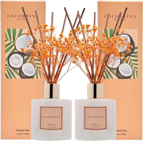 Vista 45 de Difusor de Varillas Cocorrína - Difusor Aromatizante con Aroma de Arroyo de Bambú con 8 Varillas, Difusor de Fragancia para Hogar, Decoración