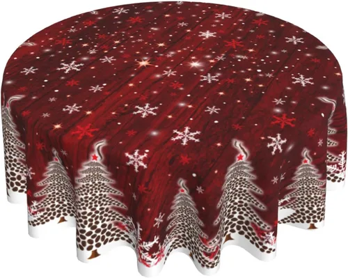 Vista 46 de Giwawa Mantel de Mesa Redondo con Bandera de EE. UU., Mantel Americano con Estrellas, Mariposas, Círculo, 152 cm. Mantel del 4 de julio, Día
