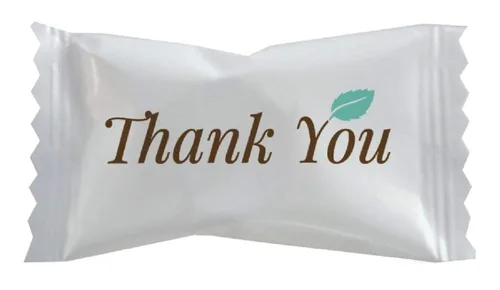 Vista 3 de Hospitality Mints Thank You Buttermints Caramelos, Bolsa de 26 Oz