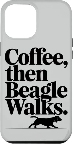 Vista 25 de Funny Beagle Walks Dad Beagle Mom Parent Beagle Coffee Case for iPhone XR