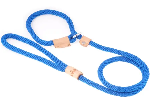 Vista 21 de Alvalley Correas de cuerda para perros con tapón, correas antideslizantes para mascotas para perros, correa suave trenzada sin tirones, ajustable
