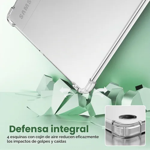Vista 3 de TiMOVO Funda transparente para Samsung Galaxy Tab A11+/A11 Plus de 11 transparente (A-Clear)