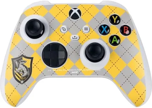 Vista 10 de Skinit Calcomanía para juegos compatible con el controlador Xbox Series S – Diseño oficial de Wizarding Worlds Harry Potter Deathly Hallows Symbol