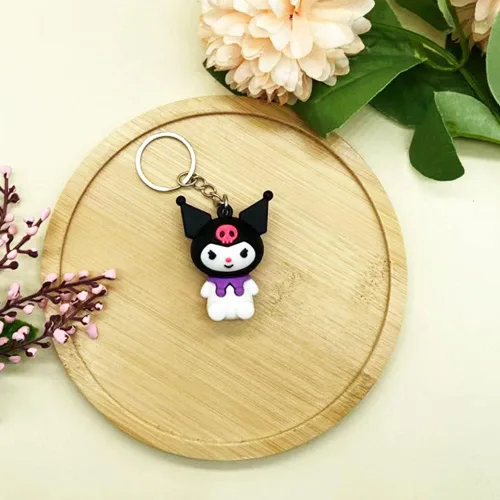 Vista 3 de My melody Accessories - Diadema con llavero kuromii, Cinnamorolll Stuff - Accesorios lindos para niñas de anime