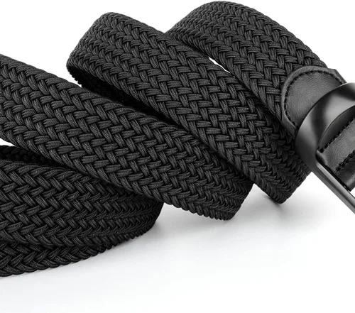 Vista 7 de Cinturones elásticos para hombre de talla grande de 43 a 75 pulgadas, cinturón grande y alto
