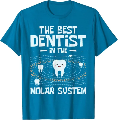 Vista 8 de El mejor dentista - Molar Teeth Dental Odontología DDS Camiseta Negro
