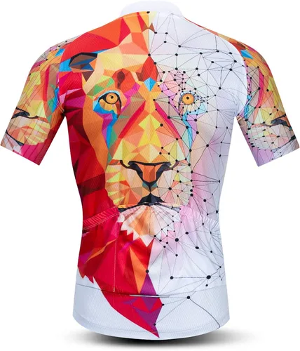 Vista 2 de Weimostar - Camiseta de ciclismo de manga corta para hombre