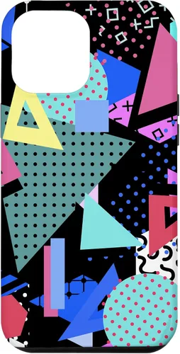 Vista 26 de 80s Geometric Memphis Pattern Vintage 1980s 90s Phone Cover Case for iPhone 17