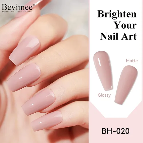 Vista 3 de Esmalte de uñas de secado rápido, secado rápido, esmalte de uñas transparente color nude regular, esmalte de uñas holográfico de alta cobertura