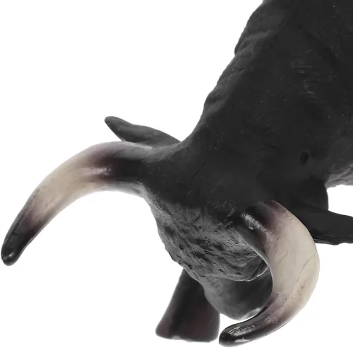 Vista 6 de Toyvian Simulación Western Bull Modelo Adorno Estático Torero Matador Juguete Decoración de Escritorio para Niños Juego Educativo 6.29X4.52X1.57In