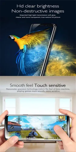 Vista 6 de Protector de pantalla frontal flexible para OnePlus 13R 5G 6.78 "Película de hidrogel 3D transparente TPU sensible al tacto Desbloqueo de huellas