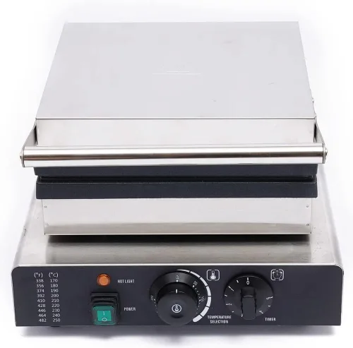 Vista 2 de Máquina de gofres antiadherente, gofres esponjosos estilo restaurante en menos de 5 minutos, fácil de limpiar y limpiar, máquina para hacer gofres