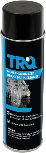 Vista 7 de TRQ Kit de pastillas de freno trasero y rotor, kit químico de freno, pastillas de freno de cerámica compatible con Honda Passport 2019-2022 Pilot