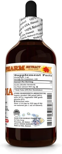 Vista 5 de Hawaii Pharm Hoodia (Hoodia Gordonii) Extracto Líquido 4x4 Oz