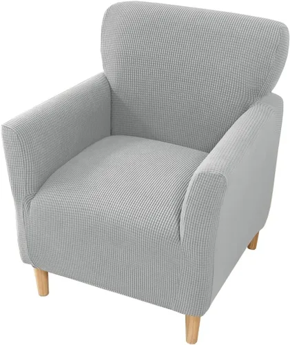 Vista 17 de XMAYODS Funda elástica para silla de club, fundas para silla de bañera, funda suave para sillón, protector de muebles extraíble, funda para silla