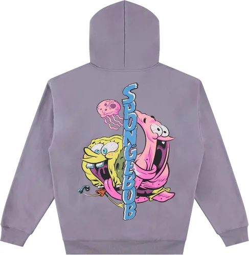 Vista 3 de Bob Esponja SquarePants Mens All Over Print Sudadera con capucha