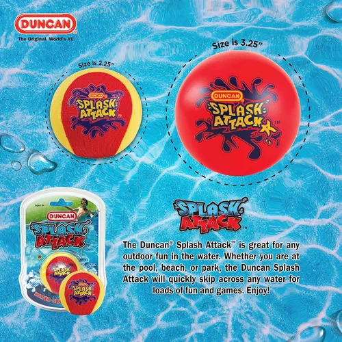 Vista 3 de Duncan Toys Splash Attack XL - Pelota de salto de agua, colores variados