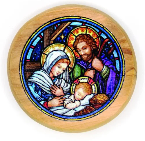 Vista 18 de Arcángel San Miguel, icono católico imán para nevera, madera de olivo, religiosa inspiradora religiosa, imanes de fe de Israel, hogar, cocina