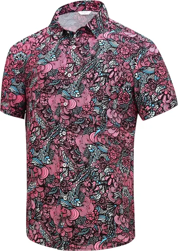 Vista 38 de SheLucki - Camisa hawaiana para hombre, unisex, de manga corta, con botones, para la playa y el verano, ropa casual estampada con sombra de palmas