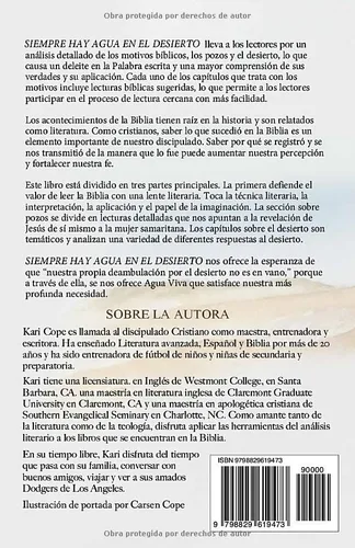 Vista 2 de Siempre Hay Agua en el Desierto La Presencia de Dios Revelada por los Pozos y los Desiertos de la Biblia (Spanish Edition)
