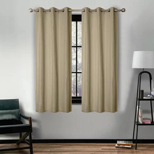 Vista 38 de Superior Linen Semi Blackout Curtains, Room Darkening, Bedroom, Drapes, Kitchen, Living Room Window Accents, Sun Blocking, Grommet Header, Classic