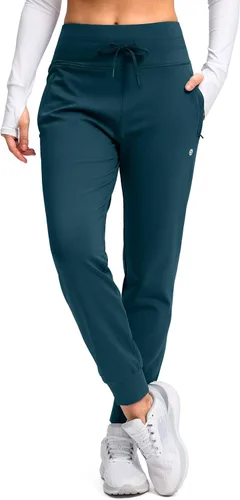 Vista 12 de G Gradual Pantalones deportivos con forro polar para mujer, de cintura alta, resistentes al agua, térmicos, para invierno, correr, senderismo