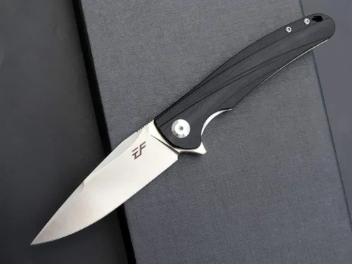 Vista 3 de Eafengrow EF957 Cuchillo plegable D2 Hoja de acero G10 Mango con clip de bolsillo Mecanismo de bloqueo confiable EDC Cuchillo Flipper para Camping