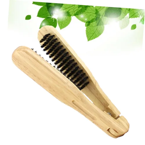 Vista 3 de 2 peines alisadores de cabello para mujer, pinza para el cabello, cepillo para enderezar el cabello, cepillo para enderezar el cabello, peine