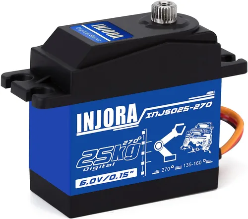 Vista 8 de INJORA RC Servo 55.1 lbs Servo Digital Servo Alto Torque RC Piezas para 1:10 RC Crawler VP VS4-10 SCX10 Pro SCX10 TRX4 D90