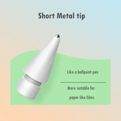 Vista 5 de SIXFU Metal Ballpoint Tips Compatible with Apple Pencil Tip, Durable Tips Compatible with Apple Pencil Pro/USB-C/ 1st/ 2nd Generation, Accessories