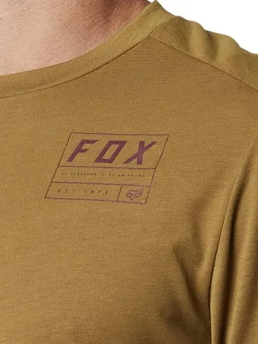 Vista 2 de Fox Racing Ranger Dri Release - Camiseta de ciclismo de montaña con manga 34 para hombre