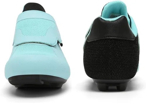 Vista 3 de Zapatos unisex de ciclismo de carretera compatibles con Peloton para mujeres y hombres, 1 correa ancha, tacos Delta preinstalados para ciclismo