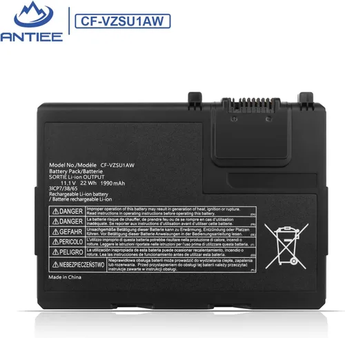 Vista 8 de ANTIEE CF-VZSU1AW - Batería de repuesto para Panasonic Toughbook CF-33, Toughbook CF-33AEHFATG, Toughbook CF-33AEQGATG, Toughbook CF-33mk1 Series