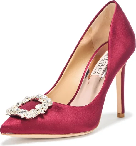 Vista 12 de Badgley Mischka Tacones Cher para mujer - Tacones de mujer con tacones de aguja de stiletto de 3.75" Azul celeste