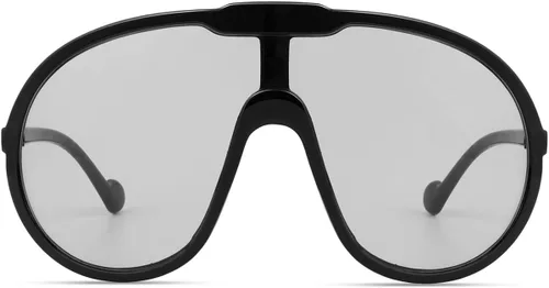 Vista 4 de Gafas de sol de gran tamaño de moda para mujeres y hombres, protección UV400