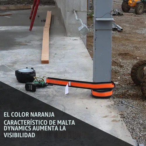 Vista 2 de Correa de Seguridad de Protección contra Caídas de Brazo Transversal de 4', Cumple con OSHA/ANSI - Anillo en D, Viga, Viga en I y Anclaje de Viga