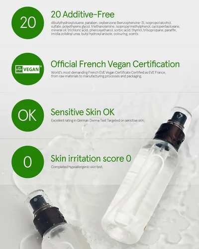 Vista 4 de [HAMEL] Pure Shot Booster - Suero calmante en bruma 3.38 onzas líquidas, mejora la barrera cutánea y la densidad de humedad, calmante para la piel