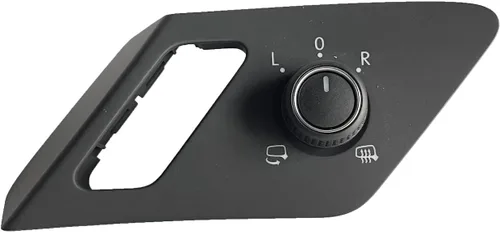 Vista 5 de Espejo retrovisor plegable automático con reversa, espejo lateral eléctrico plegable para VW Golf MK7 7.5 (Color Negro) Plegable eléctrico